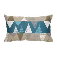 Coussins 30x50 cm naxos coloris bleu / jaune pas cher