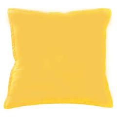 Coussins 40x40 cm velvetic coloris jaune pas cher