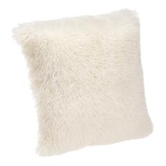 Coussins 48x48 cm alaska blanc pas cher