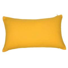 Coussins 50x30 cm sara coloris jaune moutarde pas cher