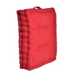 Coussins de sol 40x40 cm color rouge pas cher