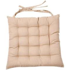 Galette de chaise taupe sara coloris taupe pas cher