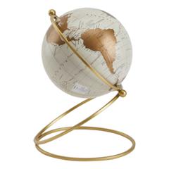 Globe h.25 cm arty doré pas cher