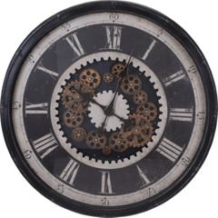 Horloge d.76 cm factory noir pas cher