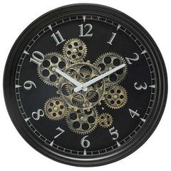 Horloge noir 37 cm pindus pas cher
