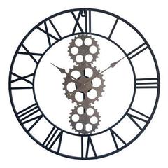 Horloge ronde ø70 cm salih coloris noir pas cher