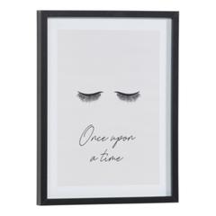 Image 30x40 cm once upon a time noir / beige pas cher