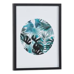 Image 30x40 cm tropicale noir pas cher