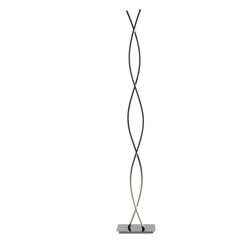 Lampadaire lasana chrome / blanc pas cher