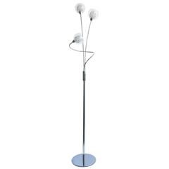 Lampadaire otavia chrome pas cher