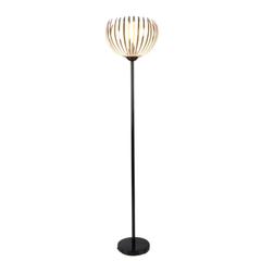 Lampadaire pensee noir et blanc pas cher