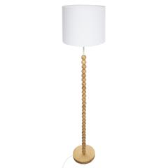 Lampadaire perles h. 146 cm nino blanc pas cher