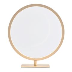 Lampe à poser circle laiton mat pas cher