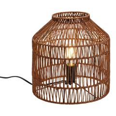 Lampe à poser corde h. 27 , 5 cm hateya naturel pas cher