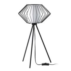 Lampe à poser kelda noir pas cher