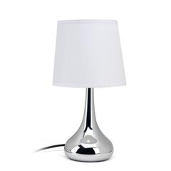 Lampe à poser romy chrome pas cher