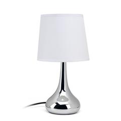 Lampe à poser romy chrome pas cher