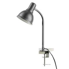 Lampe de bureau métal / chromé harry gris pas cher