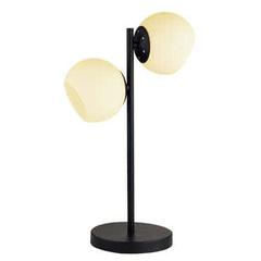 Lampe globe coloris noir mat pas cher