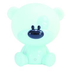 Lampe veilleuse led h. 30 cm nestor bleu pas cher