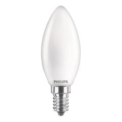 Lot de 2 ampoules led e14 philips forme flamme eq40w pas cher