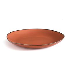 Lot de 4 assiettes plates faïence catalpin pas cher