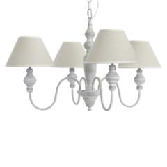 Lustre romance gris pas cher