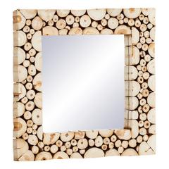 Miroirs 50x50 cm teco naturel pas cher