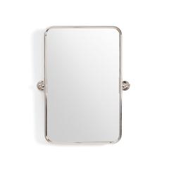 Miroirs inclinable chromé h75 , 5cm cassandre pas cher