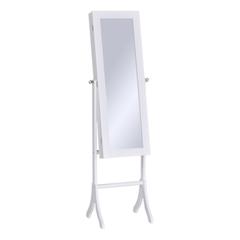 Miroirs psyché h.153 cm bijoux blanc pas cher