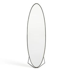 Miroirs psyché ovale métal h169.5cm koban pas cher