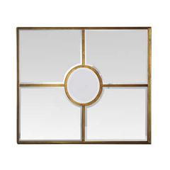 Miroirs rectangulaire 93x115 cm coloris doré pas cher