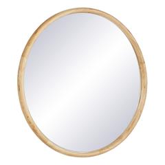 Miroirs rond d90 cm lalou chêne pas cher