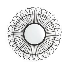 Miroirs rotin et bambou forme soleil ø60 cm , nogu pas cher