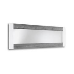 Miroirs vertigo blanc / chêne gris pas cher