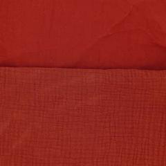 Parure housse de couette 260x240 cm + 2 taies d'oreiller gaze de coton pas cher