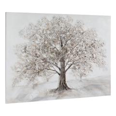 Peinture fait main 120x90 cm arbre de vie multicolore pas cher