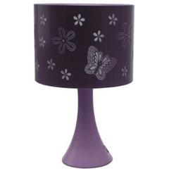 Petite lampe ines coloris prune pas cher