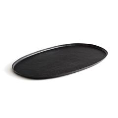 Plateau xxl ovale en métal 71cm besar pas cher