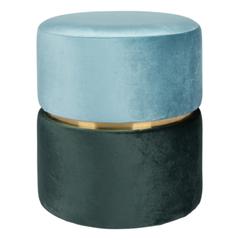 Pouf h. 40 cm ring vert pas cher