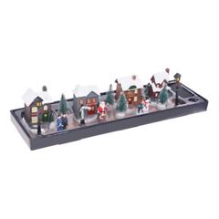 Set de 14 pcs 4 led village multicolore pas cher