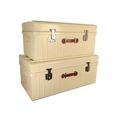 Set de 2 malles suez beige pas cher