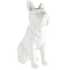 Statuettes h. 51 cm bobby blanc pas cher