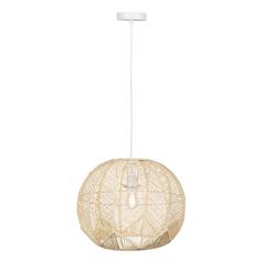 Suspension corde papier d38 cm miyata naturel pas cher