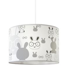 Suspension lapins h. 30 cm bunny blanc pas cher