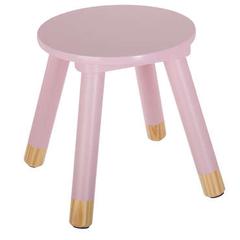 Tabouret enfants alicia coloris rose pas cher