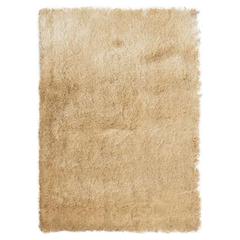 Tapis 160x230 cm glitter coloris beige pas cher