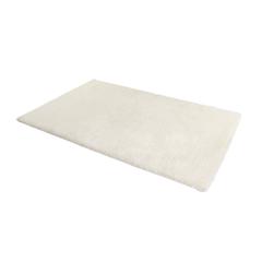 Tapis 160x230 cm soft blanc pas cher