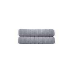 Tapis de bain 50x70 cm basic gris pas cher