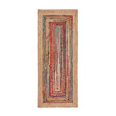 Tapis de couloir jute et coton jaco pas cher